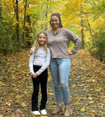Nailed It founder with her daughter